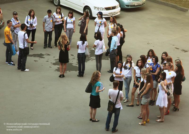 01.09.10     «Первый день новой жизни» для студентов—первокурсников НГТУ, фотография: В. Невидимов