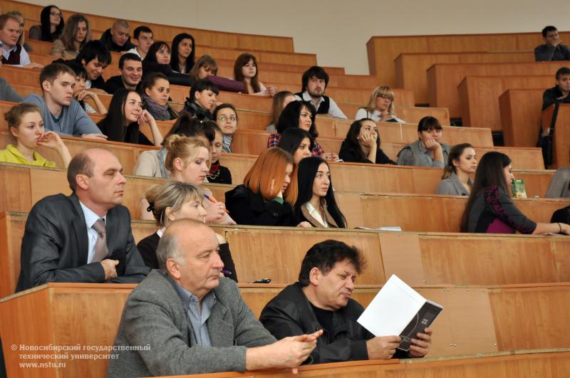 19.10.12     19 октября в НГТУ прошла лекция «Инновационный Израиль и специфика построения успешных стартап-компаний», фотография: В. Кравченко