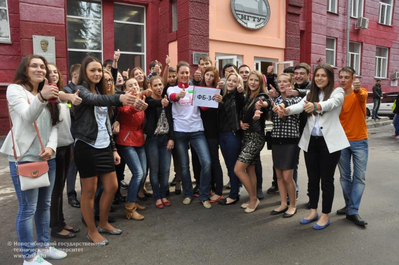 02.09.13     «Первый день новой жизни» первокурсников НГТУ , фотография: В. Кравченко